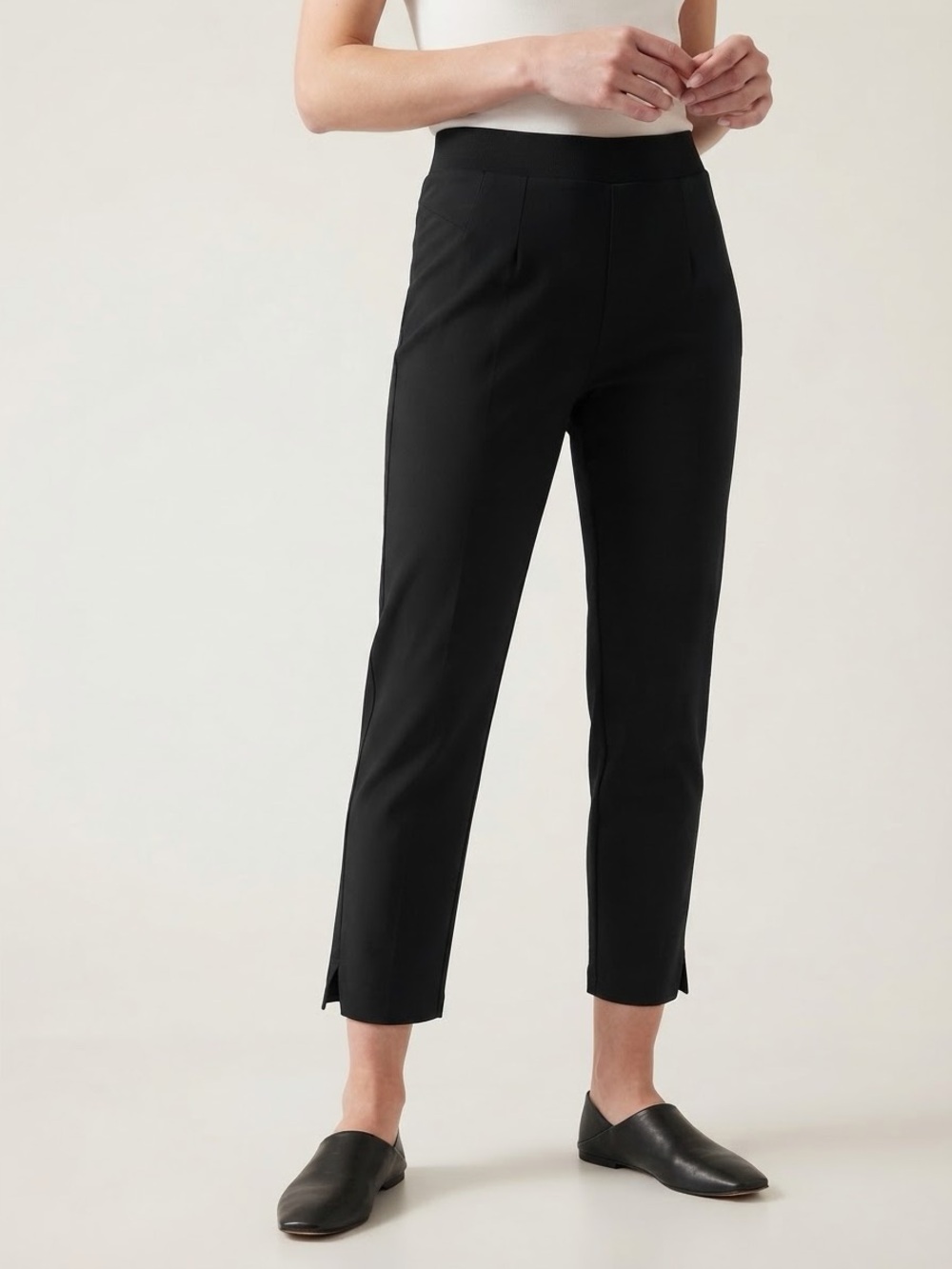 PORTO SAN FRANCISCO Black Cropped Traveler Pants Size 1